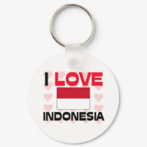 I Love Indonesia keychains