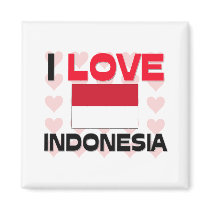 I Love Indonesia magnets