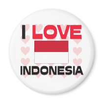 I Love Indonesia magnets