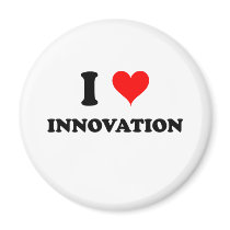 I Love Innovation Refrigerator Magnet