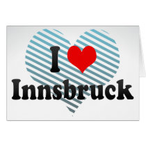 I Love Innsbruck, Austria Cards
