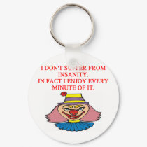 i love insanity keychains