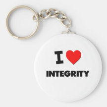 I Love Integrity Keychain
