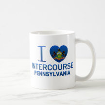 I Love Intercourse, PA Coffee Mugs