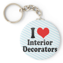 I Love Interior Decorators Key Chain