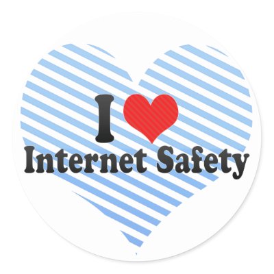 I Love Internet Safety Sticker
