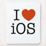 I love iOS - mouse mat Mousepads