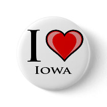 I Love Iowa Buttons
