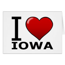 I LOVE IOWA CARD