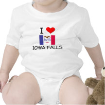 I Love IOWA FALLS Iowa Tshirt