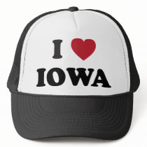 I Love Iowa Trucker Hat