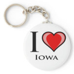 I Love Iowa keychains