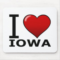 I LOVE IOWA MOUSEPADS