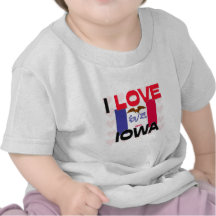I Love Iowa T Shirt
