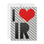 I Love IR invitations