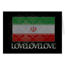 I love Iran Cool Greeting Card