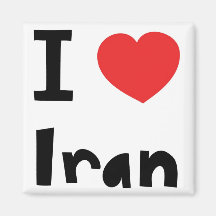I love Iran Fridge Magnets