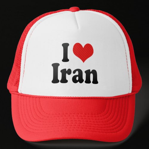 I Love Iran Trucker Hat