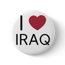 I Love Iraq Badge buttons by Havenworld I Love Iraq Badge buttons