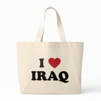 I Love Iraq Tote Bag