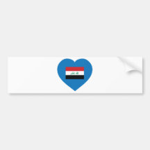 I Love Iraq Bumper Stickers