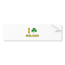 I love Ireland bumper stickers