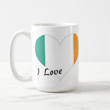 I love Ireland Coffee Mug
