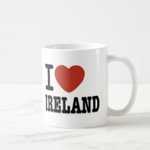 I LOVE IRELAND COFFEE MUG
