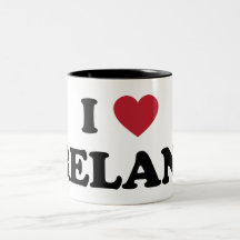 I Love Ireland Coffee Mugs