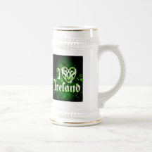 I love Ireland Coffee Mugs