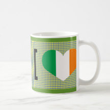 I love Ireland Coffee Mugs
