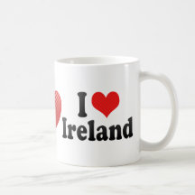 I Love Ireland Coffee Mugs
