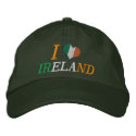 I Love Ireland embroidered hats by Ricaso_Graphics I Love Ireland embroidered hats