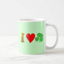 I love Ireland I love Irish country clover sheet s Mugs