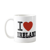 I LOVE IRELAND COFFEE MUG