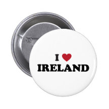 I Love Ireland Pin