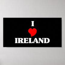 I Love Ireland Posters