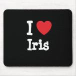 I love Iris heart T-Shirt Mouse Mat