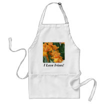 I Love Irises! aprons by codfishlady I Love Irises! aprons