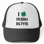 I Love Irish Boys hats