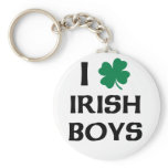 I Love Irish Boys keychains