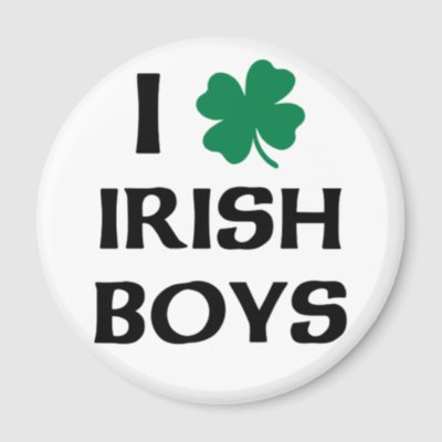 I Love Irish Boys Refrigerator Magnets