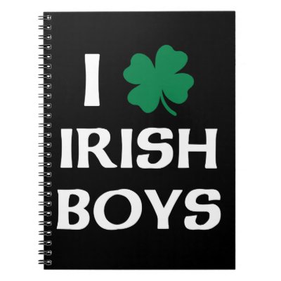 I Love Irish Boys Notebook