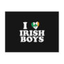 I Love Irish Boys Postcard