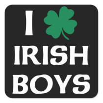 I Love Irish Boys Sticker