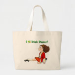 I love Irish dance Tote Bags