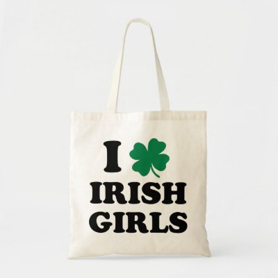 I Love Irish Girls Bags