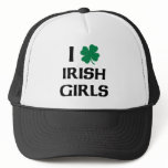 I Love Irish Girls hats