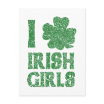 I Love Irish Girls Postcards