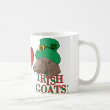 I Love Irish Goats! Coffee Mugs